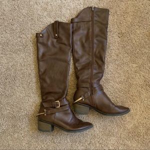 Brown Knee High Boots